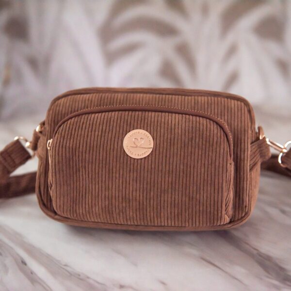 Fancy Dog Mom Bag Rib Browny