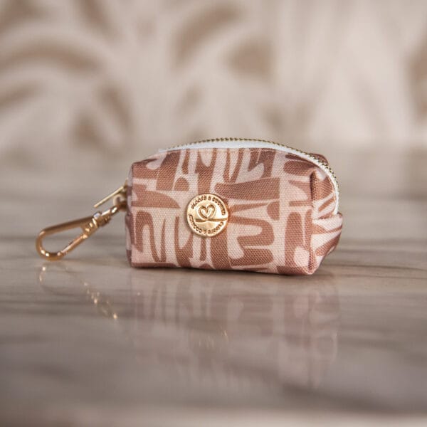 Mauve poopbag holder