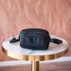 Vegan dog boss bag black