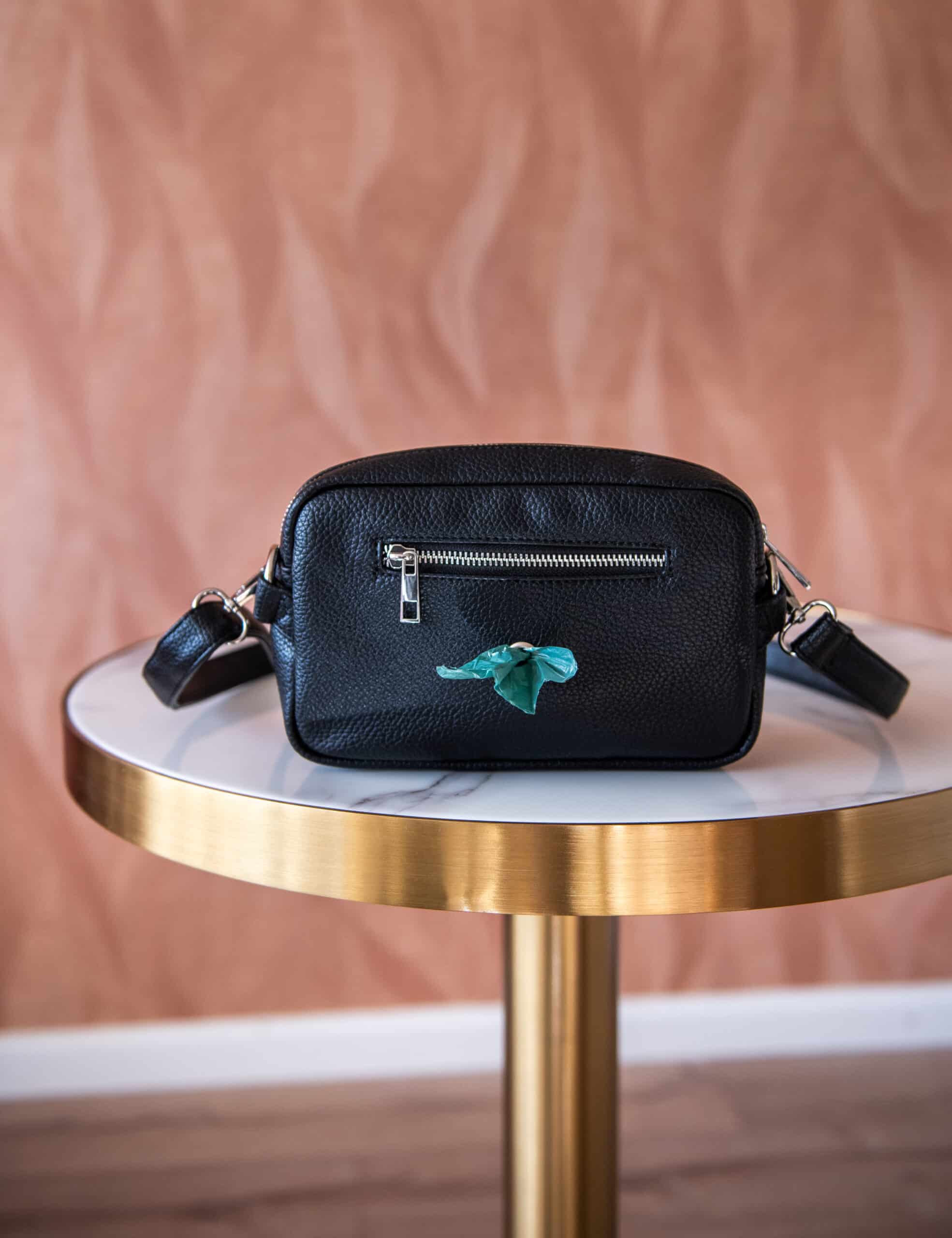 Vegan dog boss bag black - Image 6