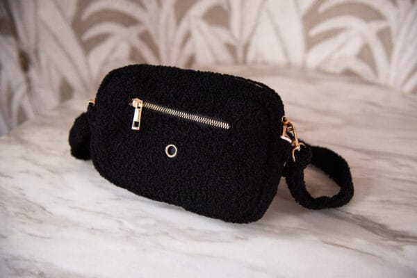 Fancy dog mom bag Teddy Black - Image 2